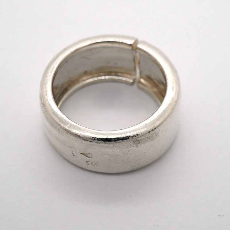 【6jhb0331】シャネル リング シャネルロゴ シルバー925 12.5号【中古】レディース