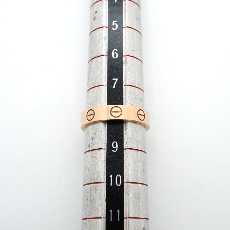 【6jhb0338】カルティエ リング ミニラブ K18PG ピンクゴールド ＃48【中古】レディース