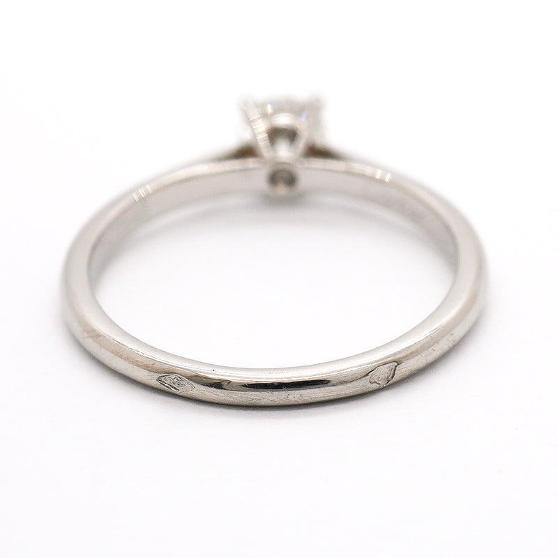 【6jhb0344】カルティエ リング ソリテール 1PD Pt950 プラチナ ダイヤモンド 0.31ct ＃51【中古】レディース