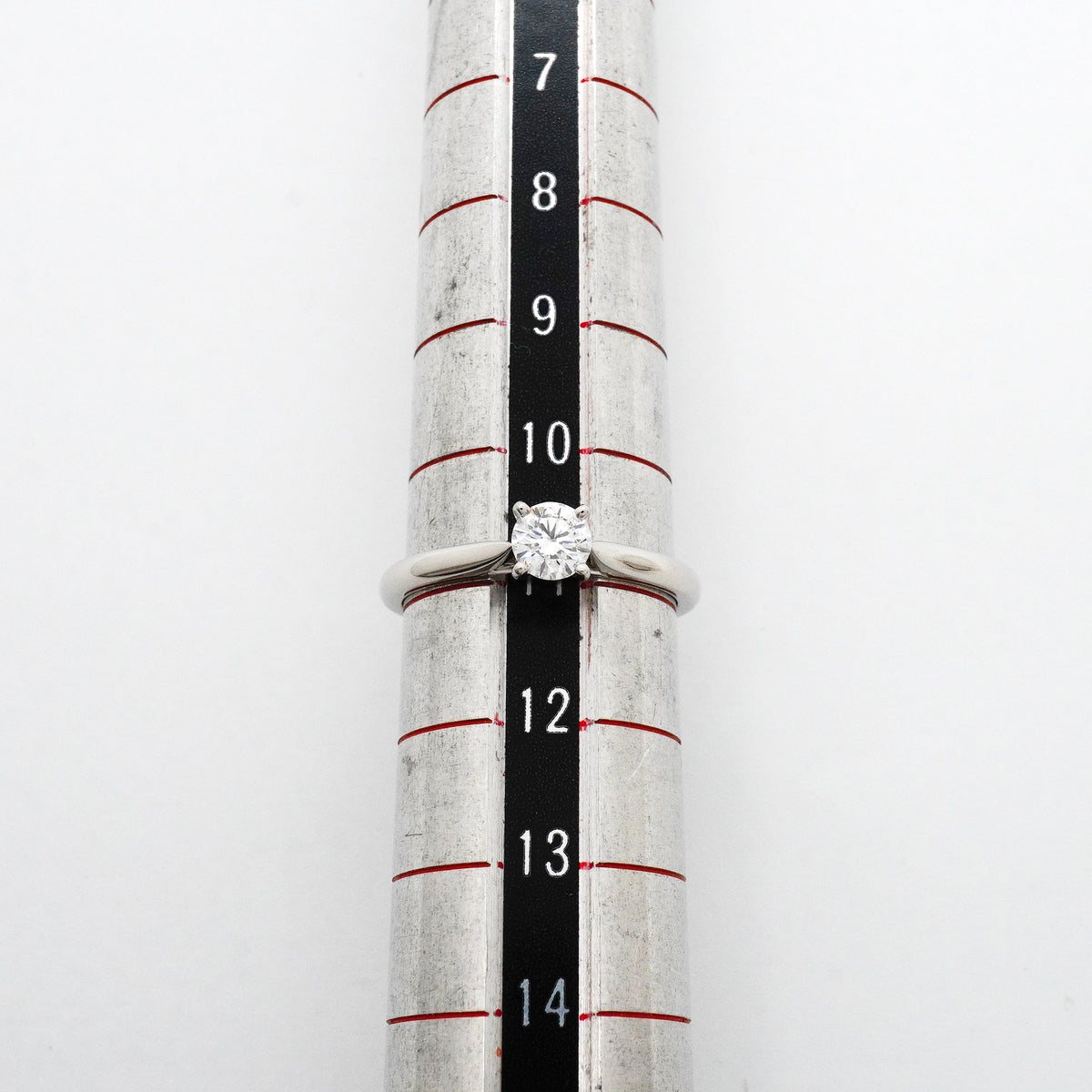 【6jhb0344】カルティエ リング ソリテール 1PD Pt950 プラチナ ダイヤモンド 0.31ct ＃51【中古】レディース