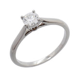 【6jhb0344】カルティエ リング ソリテール 1PD Pt950 プラチナ ダイヤモンド 0.31ct ＃51【中古】レディース