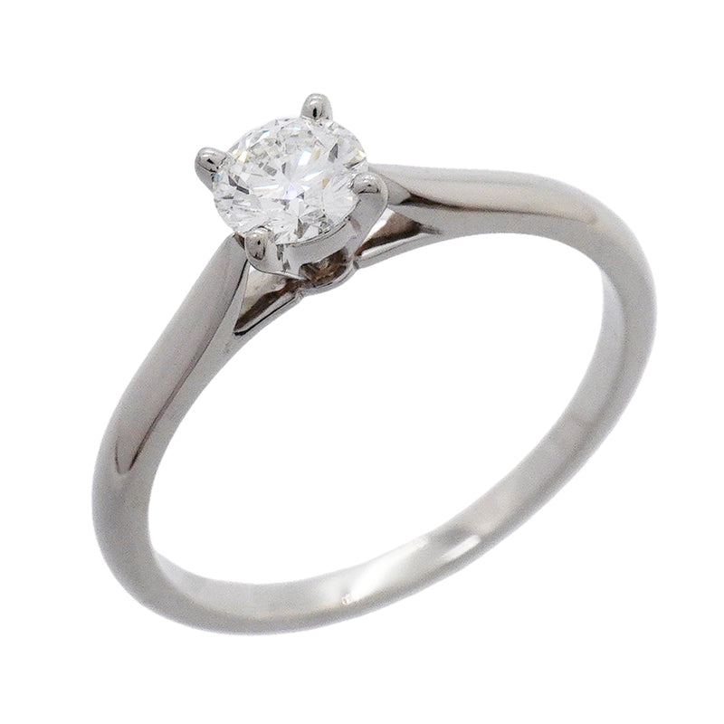 【6jhb0344】カルティエ リング ソリテール 1PD Pt950 プラチナ ダイヤモンド 0.31ct ＃51【中古】レディース