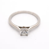 【6jhb0344】カルティエ リング ソリテール 1PD Pt950 プラチナ ダイヤモンド 0.31ct ＃51【中古】レディース