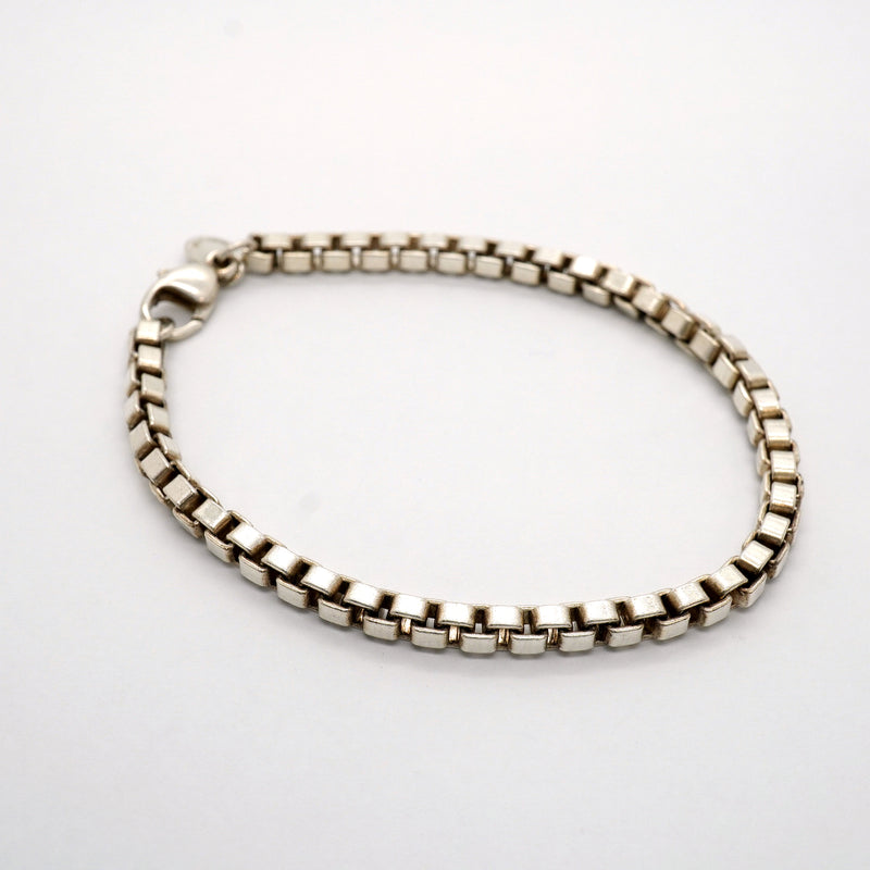 【6jhb0351-k】ティファニー ブレスレット ベネチアン シルバー925【中古】レディース