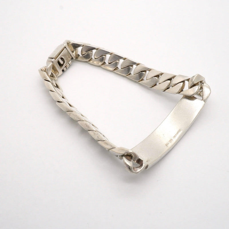 【6jhb0354-k】ティファニー ブレスレット ID シルバー925【中古】メンズ