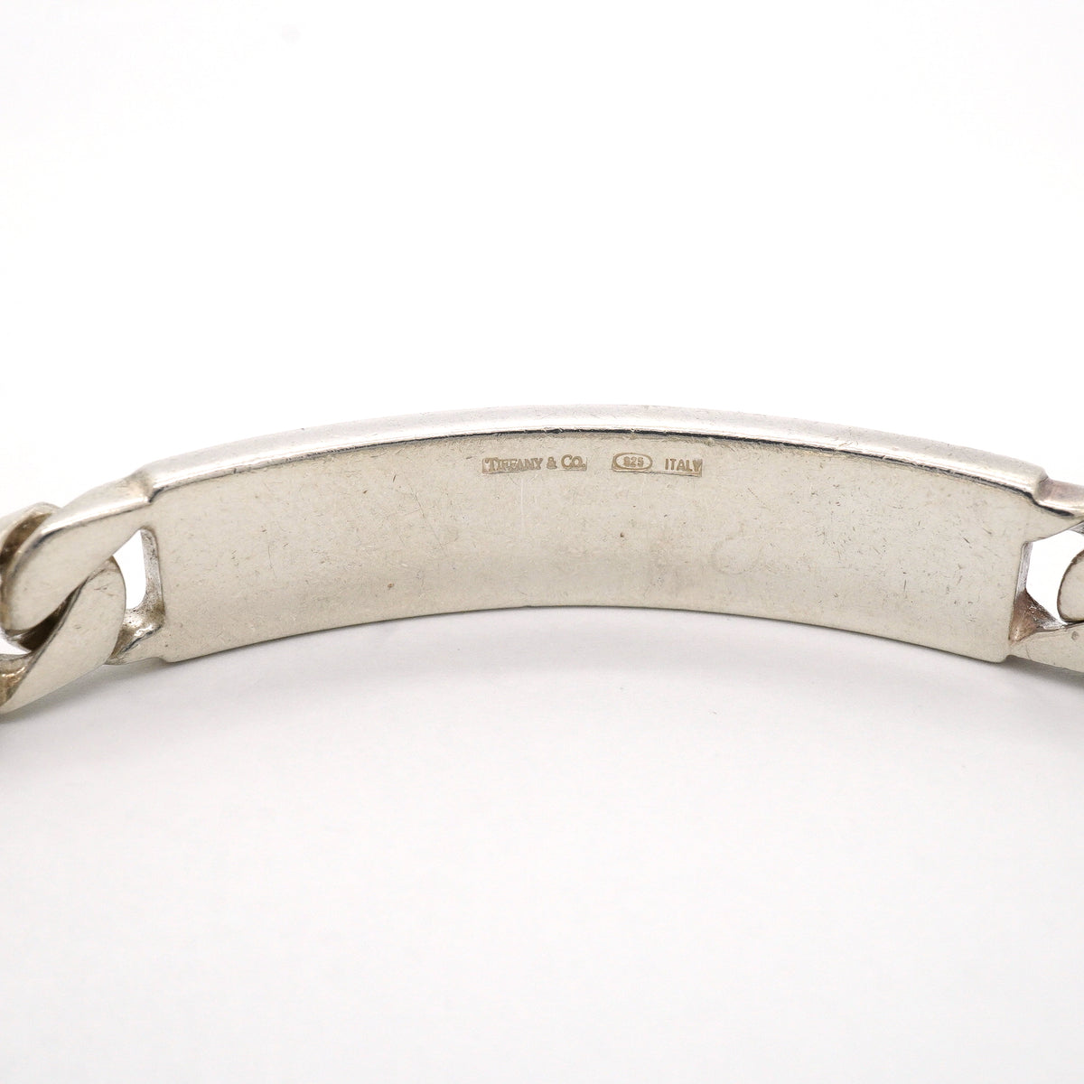 【6jhb0354-k】ティファニー ブレスレット ID シルバー925【中古】メンズ