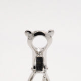 【6jhb0363】ヴァンクリーフ＆アーペル ピアス ドゥ パピヨン K18WG ホワイトゴールド ダイヤモンド【中古】レディース