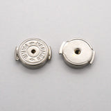 【6jhb0364】エルメス ピアス Hキューブ カージュドアッシュ メタル シルバー アイボリー【中古】レディース