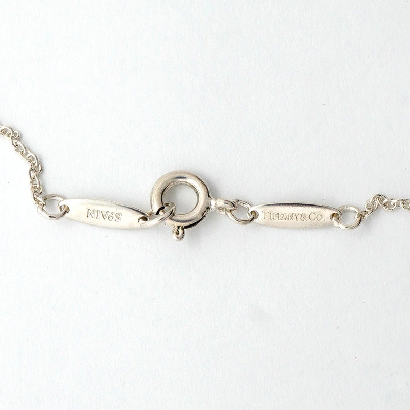 【6jhb0365】ティファニー ネックレス オープンハート シルバー925【中古】レディース