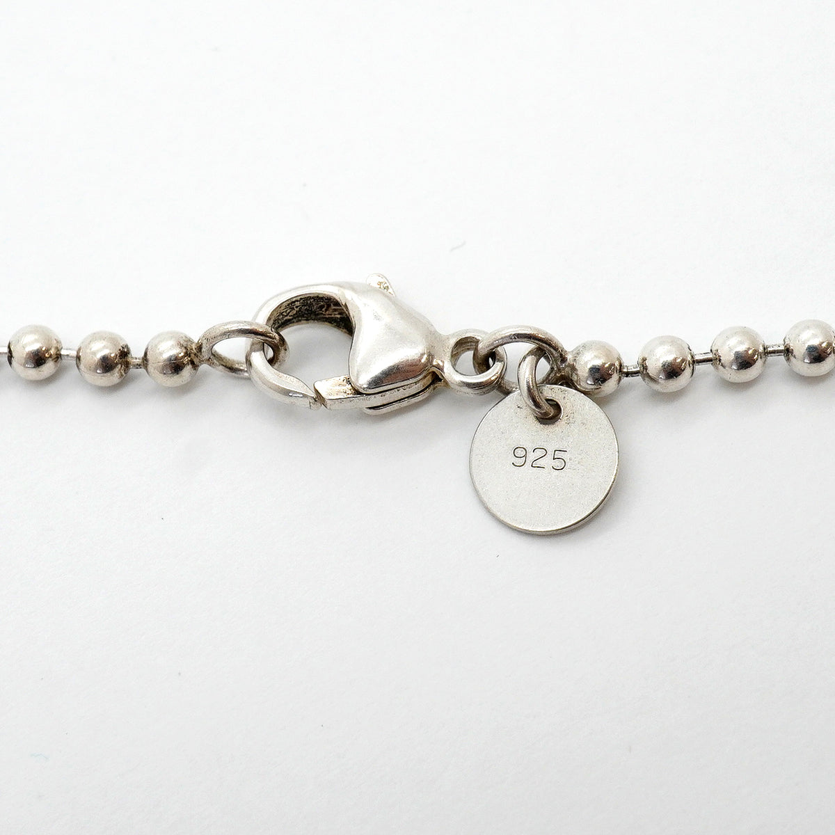【6jhb0367-k】ティファニー ネックレス リターントゥハート/ボールチェーン シルバー925【中古】レディース