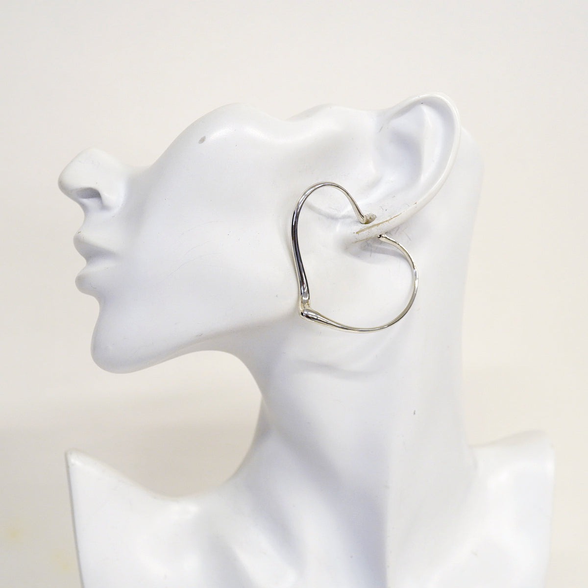 【6jhb0377-k】ティファニー ピアス オープンハート シルバー925【中古】レディース