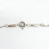 【6jhb0379-k】ティファニー ブレスレット バイザヤード シルバー925 アクアマリン ブルー【中古】レディース