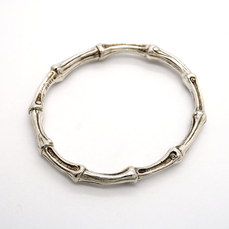 【6jhb0384-k】ティファニー バングル バンブー シルバー925【中古】レディース