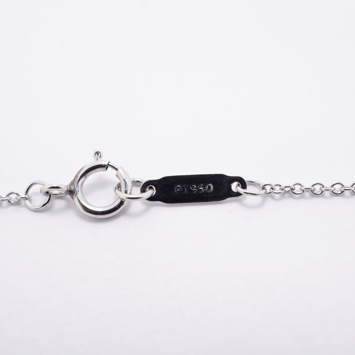 【6jhb0389】ティファニー ネックレス ソリティア 1PD Pt950 プラチナ ダイヤモンド【中古】レディース