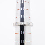 【6jhb0391】カルティエ リング ラニエール ハーフダイヤ K18WG ホワイトゴールド ダイヤモンド ＃52【中古】レディース