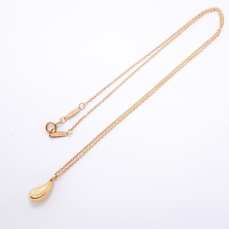 【6jhb0393】ティファニー ネックレス ティアドロップ K18YG イエローゴールド【中古】レディース
