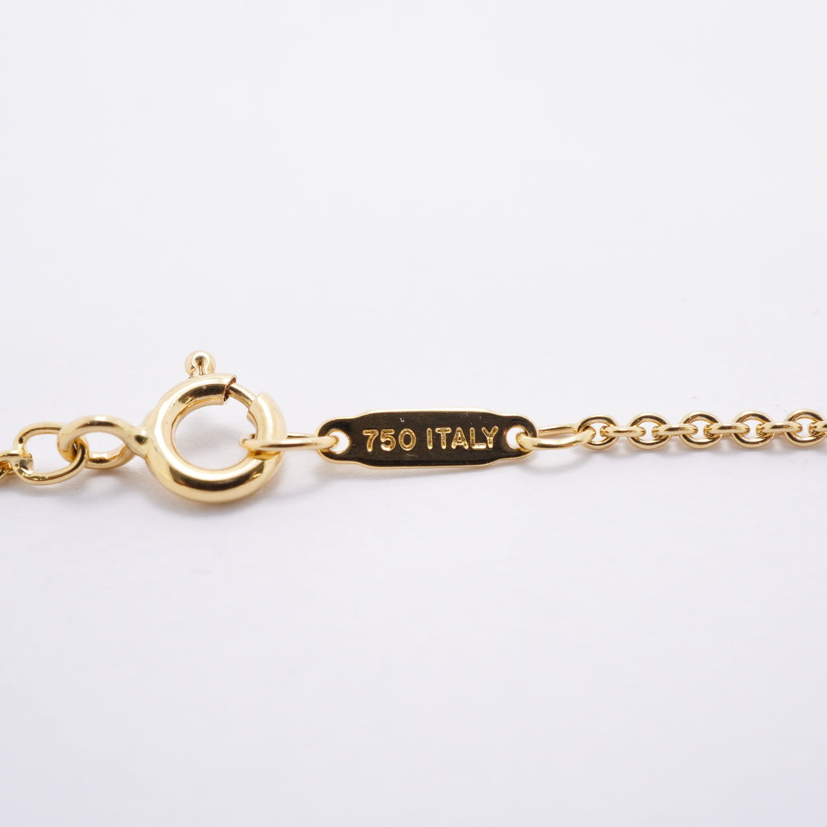 【6jhb0394】ティファニー ネックレス シグネチャー/クロス K18YG イエローゴールド【中古】レディース
