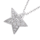 【6jhb0396】シャネル ネックレス コメット 星形 スター ラージ K18WG ホワイトゴールド ダイヤモンド【中古】レディース
