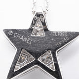 【6jhb0396】シャネル ネックレス コメット 星形 スター ラージ K18WG ホワイトゴールド ダイヤモンド【中古】レディース