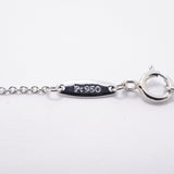 【6jhb0397】ティファニー ネックレス バイザヤード 1PD Pt950 プラチナ ダイヤモンド【中古】レディース
