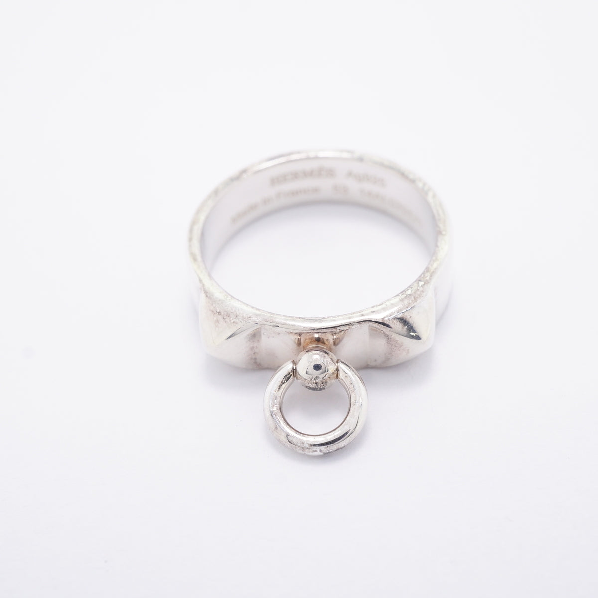 【6jhb0398】エルメス リング コリエドシアン シルバー925 ＃53【中古】レディース
