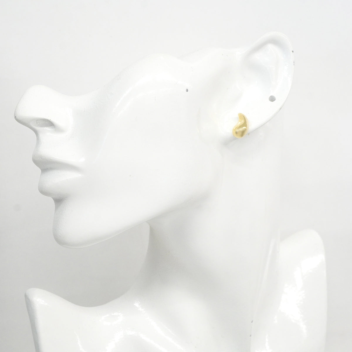【6jhb0399】ティファニー ピアス ティアドロップ K18YG イエローゴールド【中古】レディース