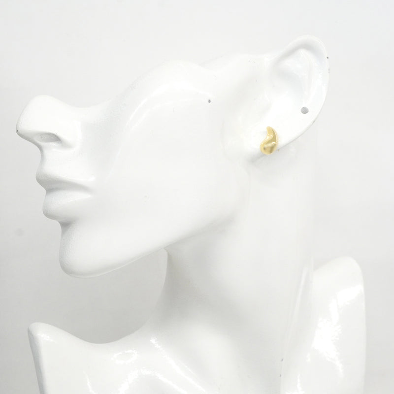 【6jhb0399】ティファニー ピアス ティアドロップ K18YG イエローゴールド【中古】レディース