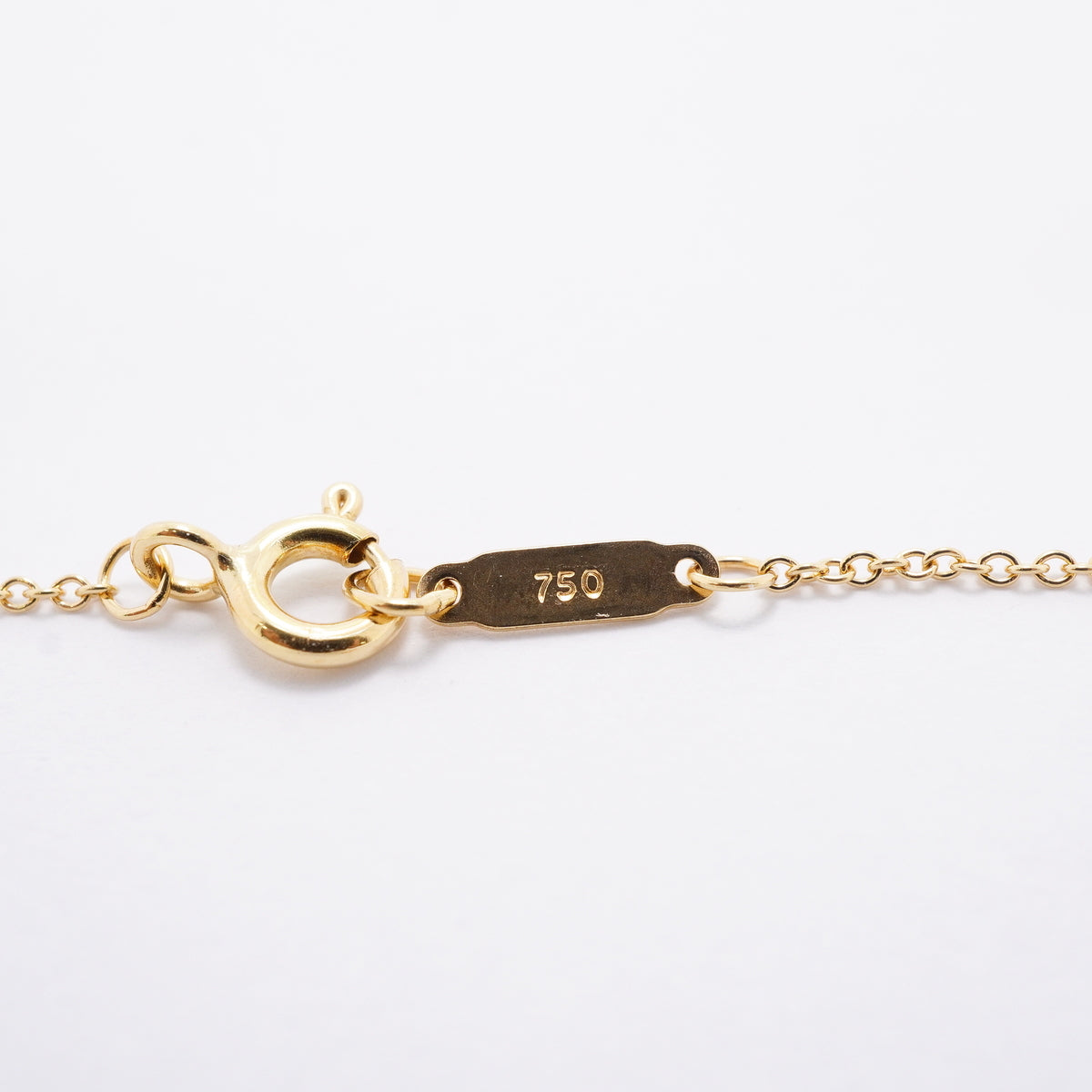 【6jhb0401】ティファニー ネックレス スターフィッシュ 1PD K18YG イエローゴールド ダイヤモンド【中古】レディース