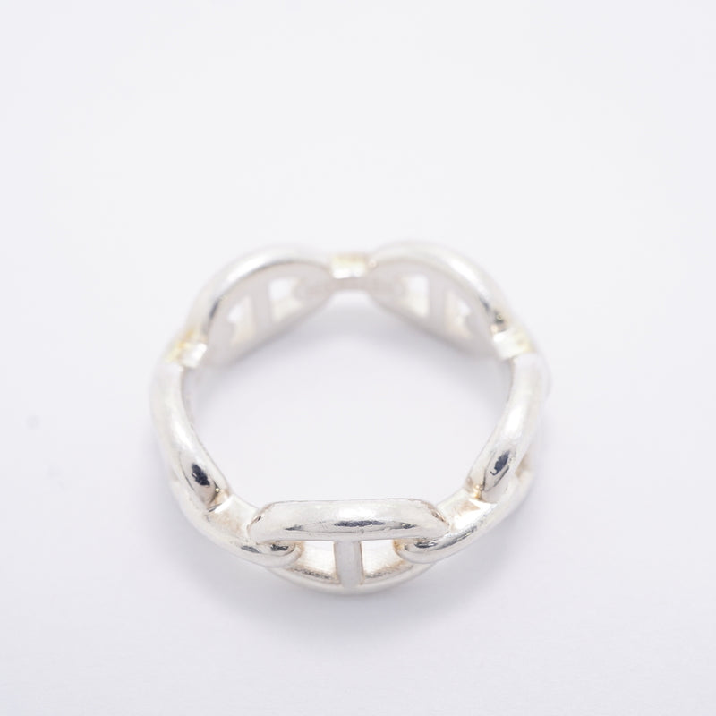【6jhb0402】エルメス リング アンシェネ シェーヌダンクル シルバー925 ＃58【中古】メンズ
