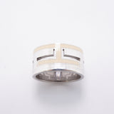 【6jhb0403】エルメス リング ムーブアッシュ シルバー925 クリーム ＃49【中古】レディース