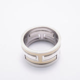 【6jhb0403】エルメス リング ムーブアッシュ シルバー925 クリーム ＃49【中古】レディース