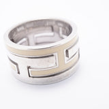 【6jhb0403】エルメス リング ムーブアッシュ シルバー925 クリーム ＃49【中古】レディース