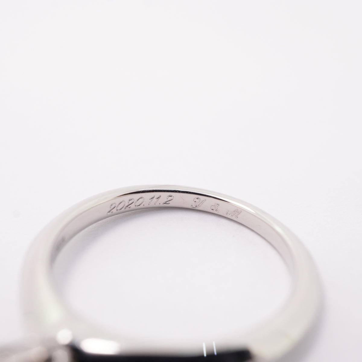【6jhb0415】ティファニー リング ソリティア 1PD Pt950 プラチナ ダイヤモンド 0.36ct 7.5号【中古】レディース