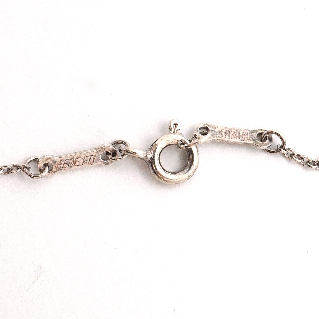 【6jhb0419】ティファニー ネックレス オープンハート シルバー925【中古】レディース