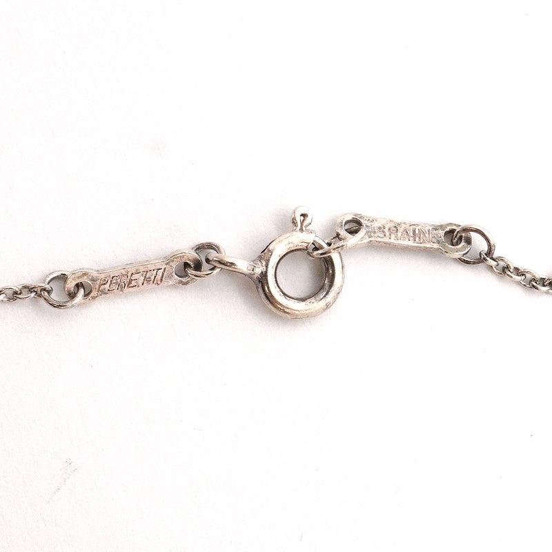 【6jhb0419】ティファニー ネックレス オープンハート シルバー925【中古】レディース