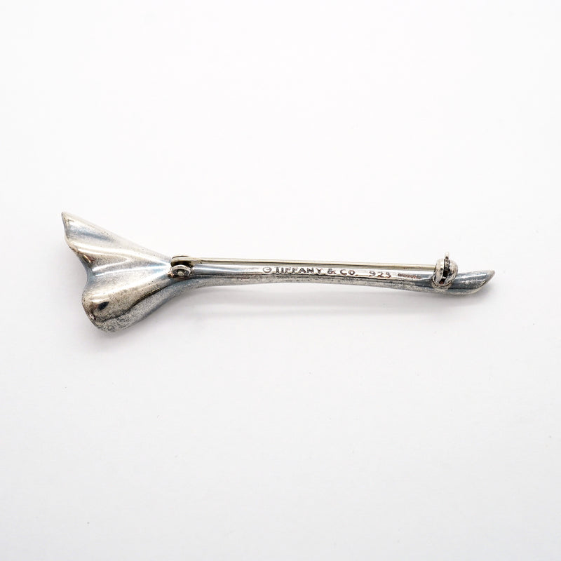 【6jhb0422】ティファニー ブローチ イチョウモチーフ シルバー925【中古】レディース