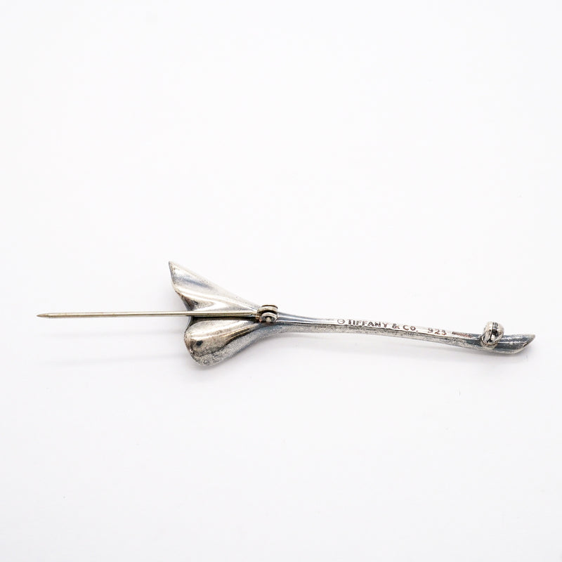 【6jhb0422】ティファニー ブローチ イチョウモチーフ シルバー925【中古】レディース