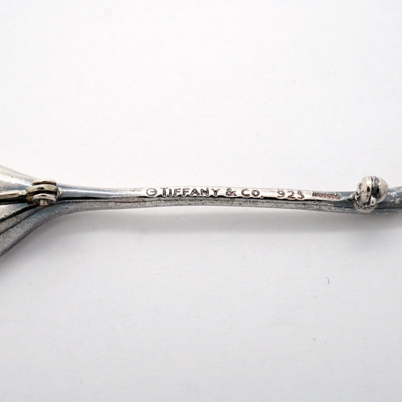 【6jhb0422】ティファニー ブローチ イチョウモチーフ シルバー925【中古】レディース