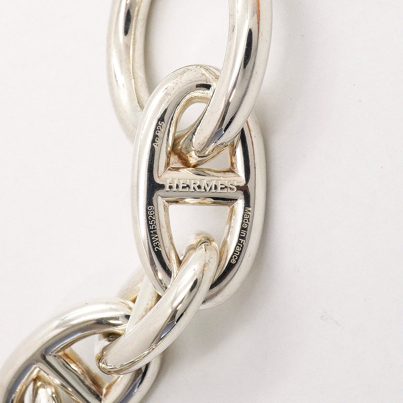 【6jhb0427】エルメス ブレスレット シェーヌダンクル GM 12コマ シルバー925【中古】レディース