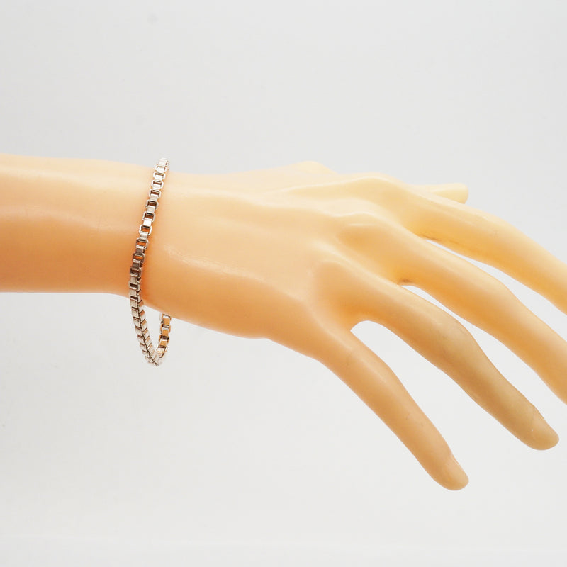 【6jhb0428】ティファニー ブレスレット ベネチアン シルバー925【中古】レディース