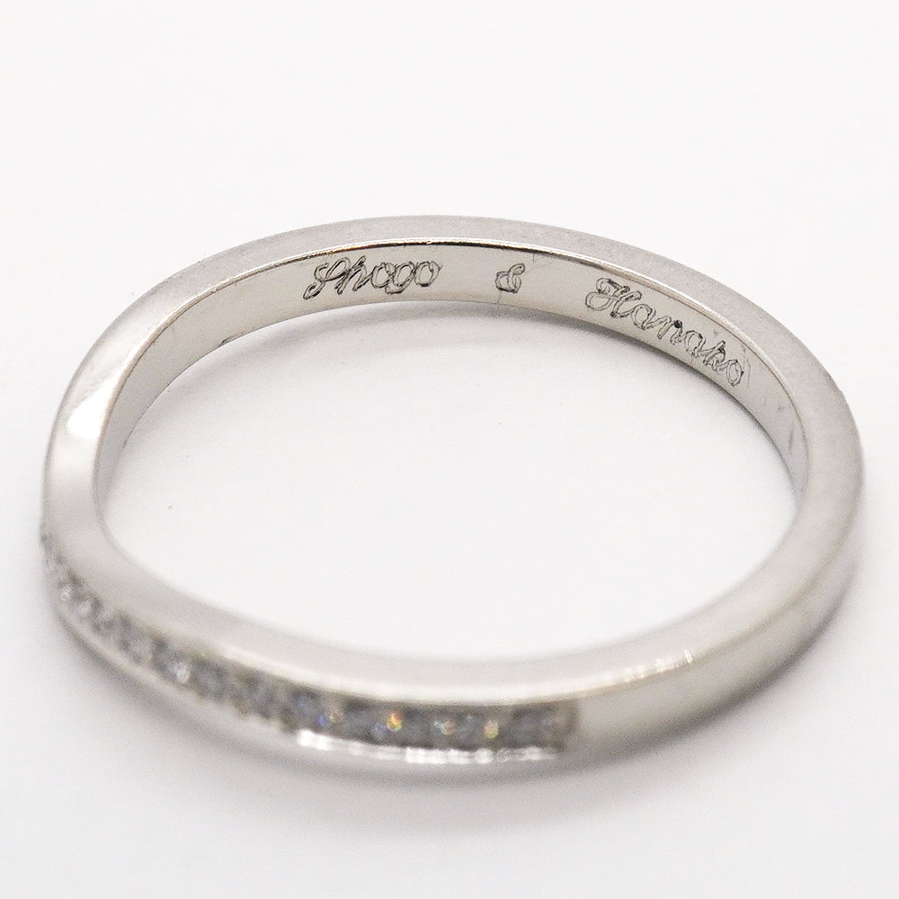 【6jhb0430】カルティエ リング バレリーナ Pt950 プラチナ ダイヤモンド ＃51【中古】レディース
