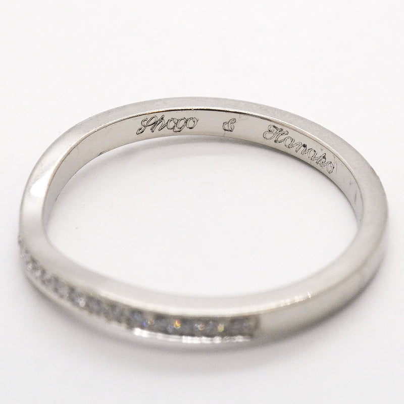 【6jhb0430】カルティエ リング バレリーナ Pt950 プラチナ ダイヤモンド ＃51【中古】レディース