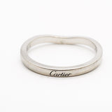 【6jhb0430】カルティエ リング バレリーナ Pt950 プラチナ ダイヤモンド ＃51【中古】レディース