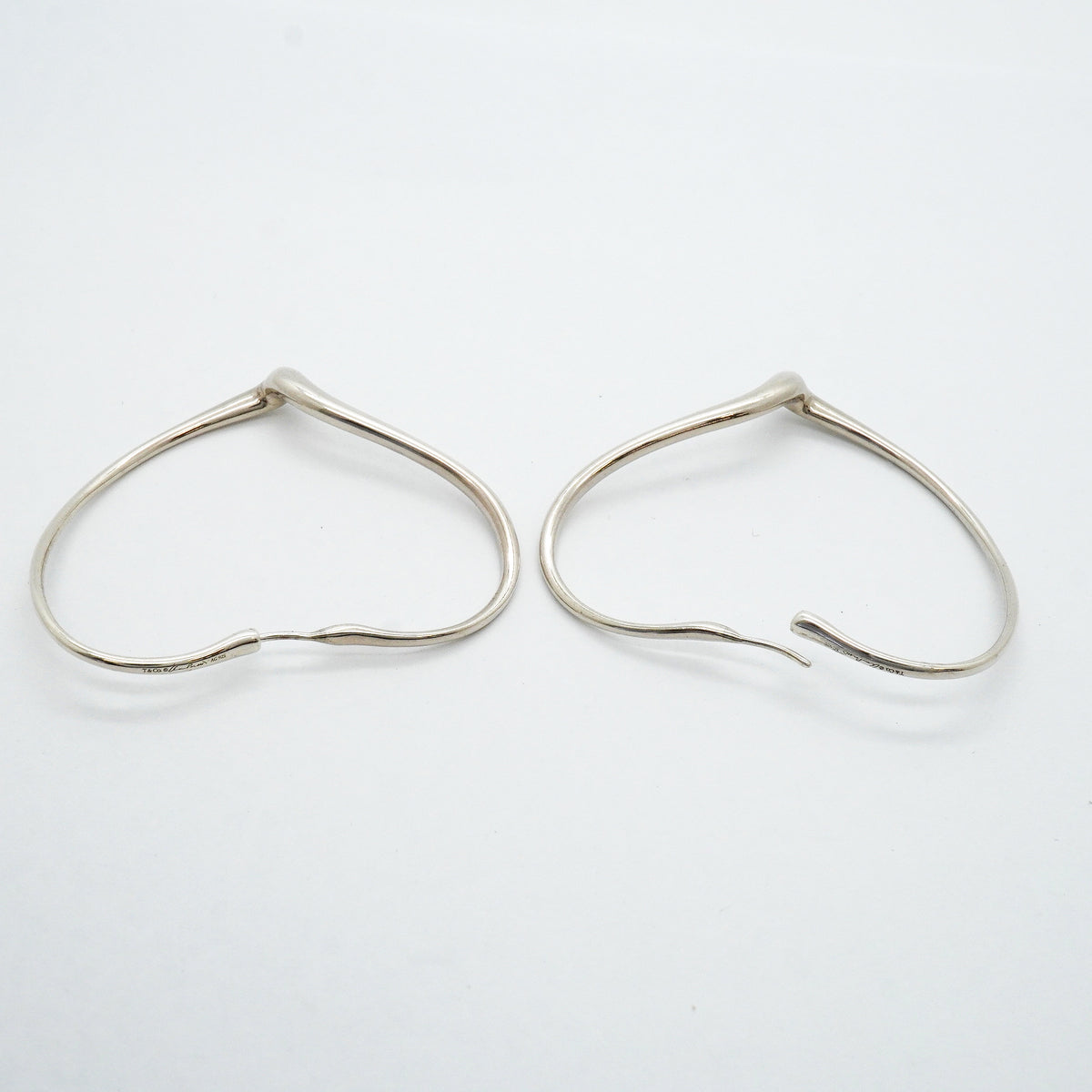 【6jhb0433】ティファニー ピアス オープンハート シルバー925【中古】レディース