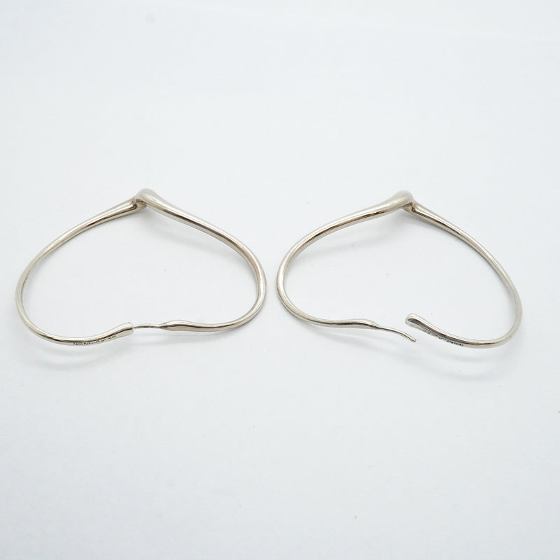 【6jhb0433】ティファニー ピアス オープンハート シルバー925【中古】レディース