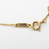 【6jhb0434】ティファニー ネックレス スモールクロス 11PD K18YG イエローゴールド ダイヤモンド【中古】レディース