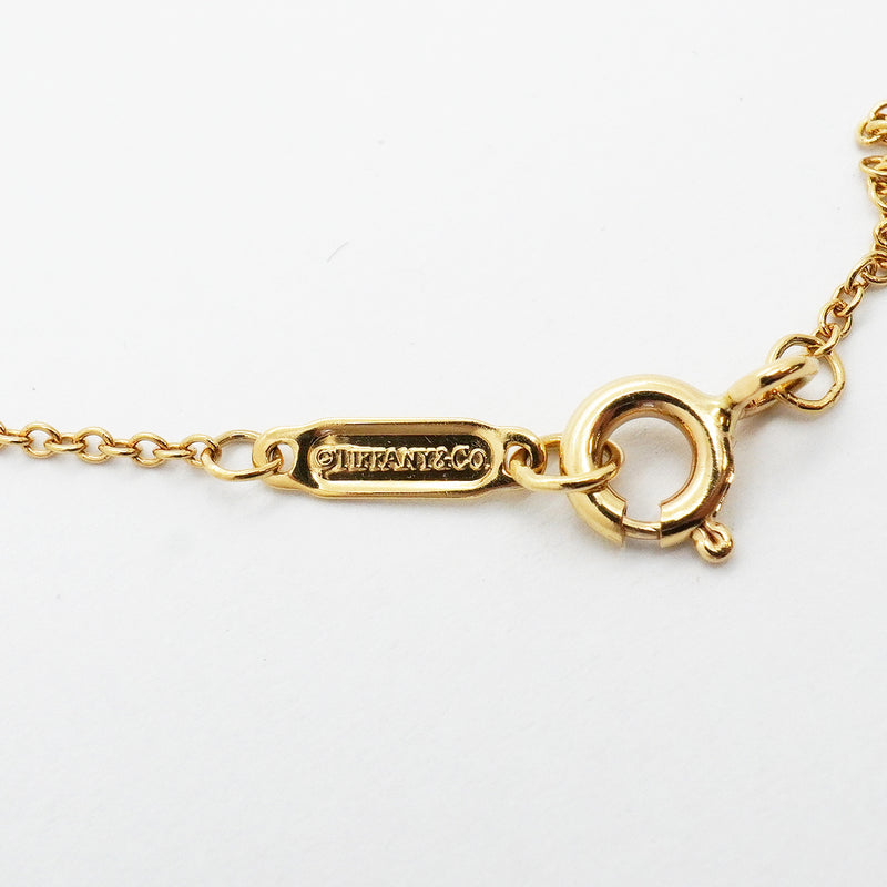 【6jhb0434】ティファニー ネックレス スモールクロス 11PD K18YG イエローゴールド ダイヤモンド【中古】レディース