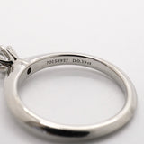 【6jhb0435】ティファニー リング ソリティア 1PD Pt950 プラチナ ダイヤモンド 0.19ct 7.5号【中古】レディース