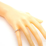 【6jhb0435】ティファニー リング ソリティア 1PD Pt950 プラチナ ダイヤモンド 0.19ct 7.5号【中古】レディース