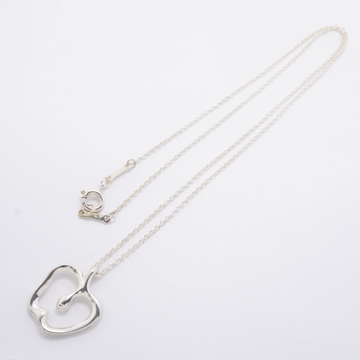 【6jhb0437】ティファニー ネックレス アップル シルバー925【中古】レディース